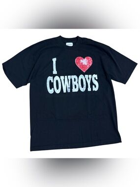 Diamond Cross Ranch I Heart Cowboys Graphic Tee 2XL Jackson Hole
Oversized XL